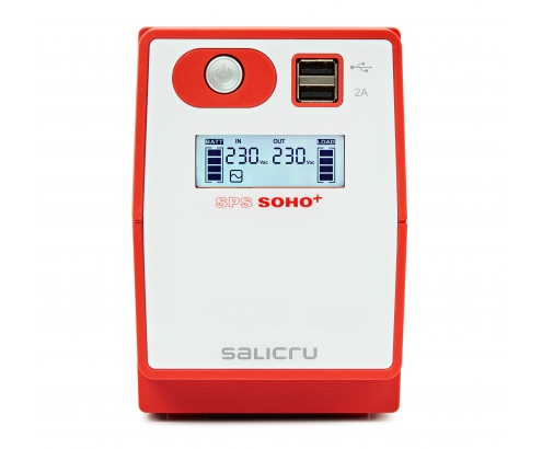 Salicru SPS 500 VA SOHO IEC 300 W Rojo, Blanco