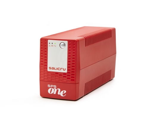 SALICRU SPS 900 IEC â€“ Sistema de Alimentación Ininterrumpida (SAI/UPS) de 900 VA Line-interactive (Tipo de tomas IEC) Rojo, Blanco