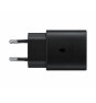 SAMSUNG CARGADOR 25W CON CABLE USB-C NEGRO EP-TA800XBEGWW