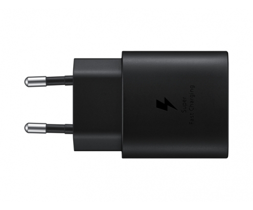 SAMSUNG CARGADOR 25W CON CABLE USB-C NEGRO EP-TA800XBEGWW