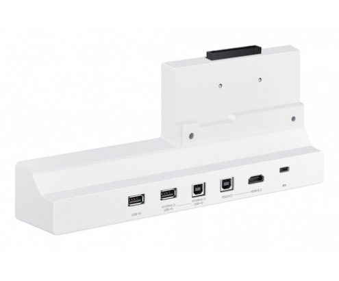 Samsung CY-TF65BBCXEN accesorio para pizarra interactiva Bandeja de conexiones Gris, Blanco