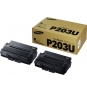Samsung Paquete de 2 cartuchos de tóner negro de MLT-P203U de ultra alta capacidad