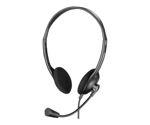 Sandberg 825-30 auricular y casco Auriculares Alámbrico Diadema Oficina/Centro de llamadas Negro