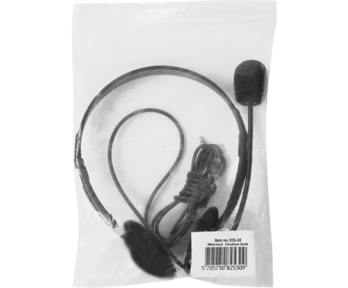 Sandberg 825-30 auricular y casco Auriculares Alámbrico Diadema Oficina/Centro de llamadas Negro