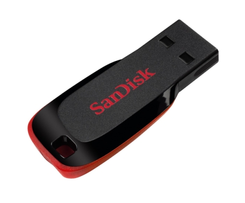SanDisk Cruzer Blade unidad flash USB 32 GB USB tipo A 2.0 Negro, Rojo