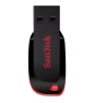 SanDisk Cruzer Blade unidad flash USB 64 GB USB tipo A 2.0 Negro, Rojo