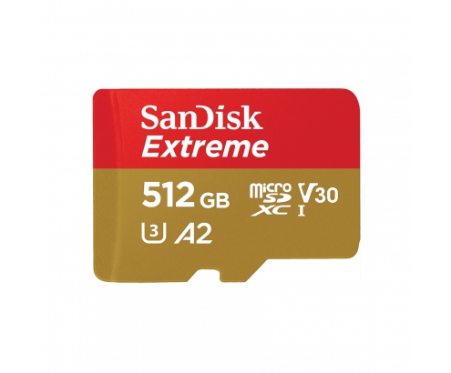 SanDisk Extreme 512 GB MicroSDHC UHS-I Clase 10