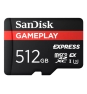 SanDisk GamePlay Express microSD 512GB UHS-I Clase 10