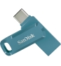 SanDisk Ultra Dual Drive Go USB 128GB unidad flash USB USB Type-A / USB Type-C 3.2 Gen 1 (3.1 Gen 1) Azul