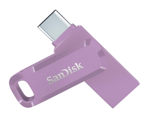 SanDisk Ultra Dual Drive Go USB 128GB unidad flash USB USB Type-A / USB Type-C 3.2 Gen 1 (3.1 Gen 1) Lavanda