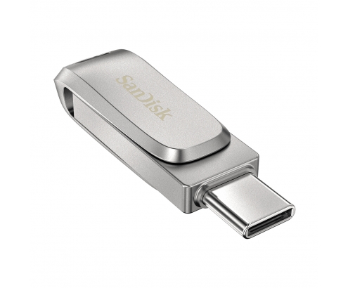 SanDisk Ultra Dual Drive Luxe Memoria flash 64GB USB Type-A Type-C 3.2 Gen 1 Acero inoxidable SDDDC4-064G-G46	