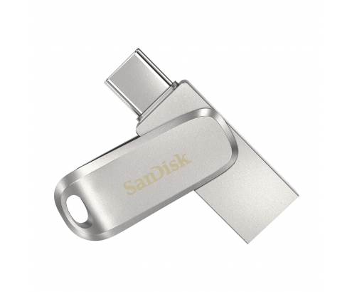 SanDisk Ultra Dual Drive Luxe Memoria flash USB Type-A Type-C 3.2 Gen 1 256GB Acero inoxidable SDDDC4-256G-G46