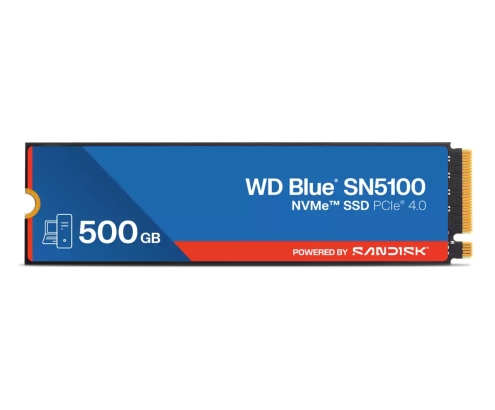SanDisk WD Blue SN5100 500 GB M.2 PCI Express 4.0 NVMe QLC 3D NAND