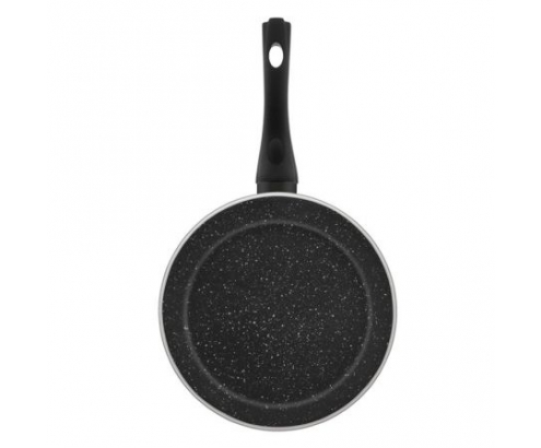 SARTEN JATA SF1 FUJI FONDO DIFUSOR ALUMINIO FORJADO CON ANTIADHERENTE STONITE NEGRO SF124