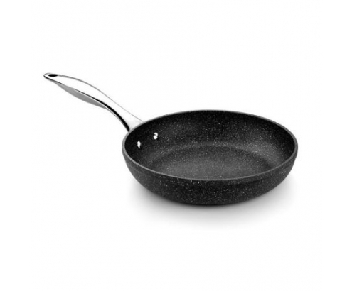 SARTEN MINERAL MONIX 26CM ESPESOR BASE 5MM ALUMINIO FORJADO CON ANTIADHERENTE EFECTO PIEDRA APTA PARA HORNO M741226