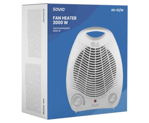 Savio AD-02 W ventilador Blanco