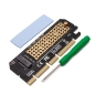 Savio Adapter AK-41 tarjeta y adaptador de interfaz Interno M.2