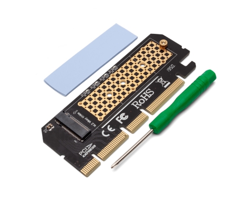 Savio Adapter AK-41 tarjeta y adaptador de interfaz Interno M.2