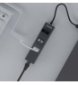 Savio AK-57 USB-C - 3 x USB-A HUB with RJ-45 Gigabit Ethernet adapter 5000 Mbit/s grey 2 x USB 3.2 Gen 2 (3.1 Gen 2) Type-C 1000 Mbit/s
