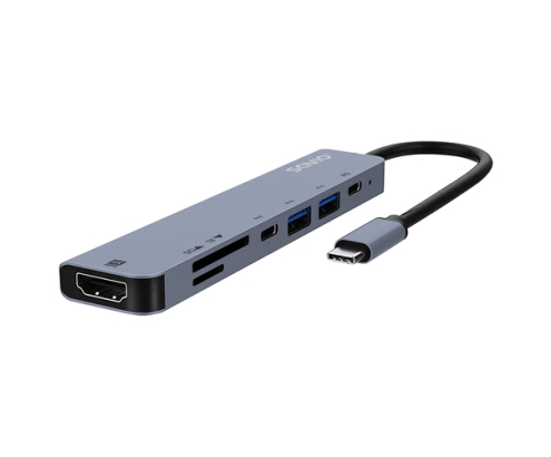 Savio AK-82 hub de interfaz USB Tipo C 5000 Mbit/s Negro