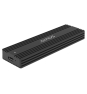 Savio AK-84 caja para disco duro externo Caja externa para unidad de estado sólido (SSD) Negro M.2