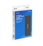 Savio AK-84 caja para disco duro externo Caja externa para unidad de estado sólido (SSD) Negro M.2