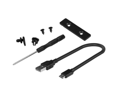 Savio AK-84 caja para disco duro externo Caja externa para unidad de estado sólido (SSD) Negro M.2
