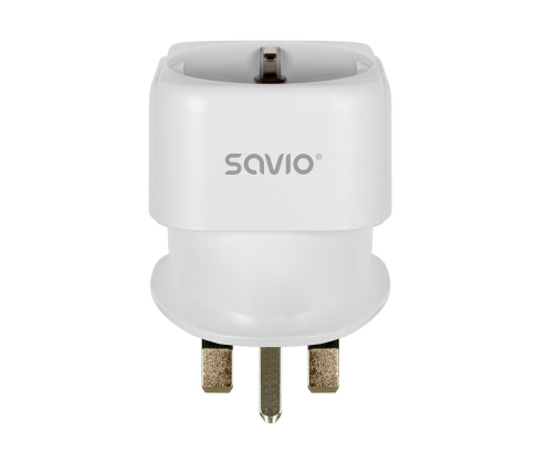 Savio AP-04 adaptador e inversor de corriente Blanco