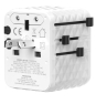 Savio AP-08 adaptador e inversor de corriente 20 W Blanco