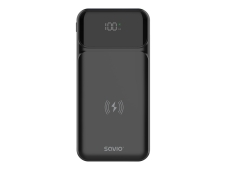 Savio BA-09 batería externa Polímero de litio 37 mAh Cargador inalá...