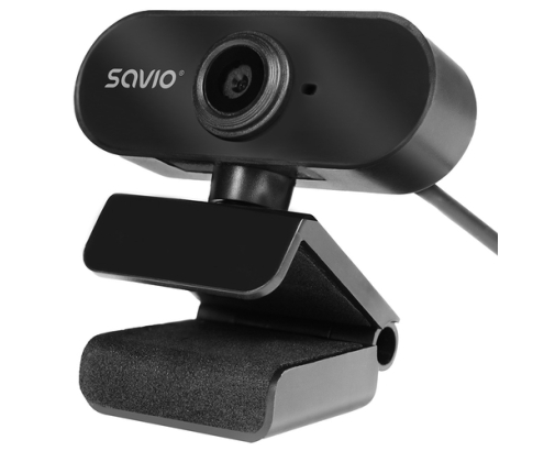 Savio CAK-04 cámara web 720 MP 1280 x 720 Pixeles USB Negro