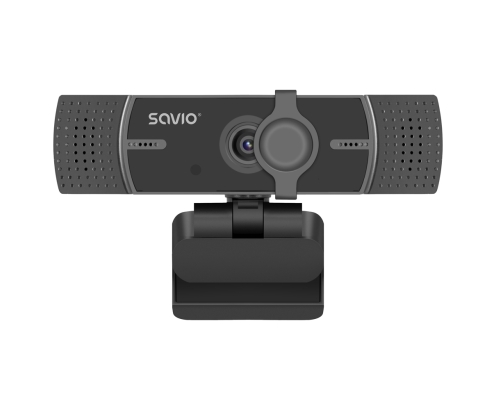 Savio CAK-05 cámara web 3,7 MP 2560 x 1440 Pixeles USB Negro