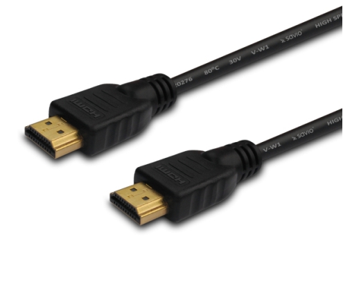 Savio CL-01 cable HDMI 1,5 m HDMI tipo A (Estándar) Negro