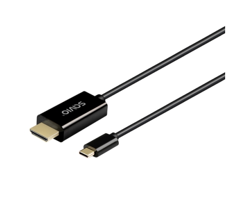 Savio CL-191 cable USB 2 m USB C Negro