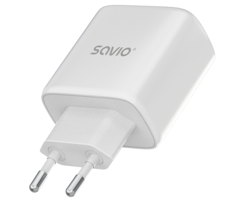 Savio LA-12 cargador de dispositivo móvil Universal Blanco Corriente alterna Carga rápida Interior