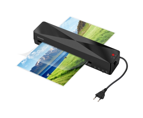Savio LR-01/B laminador Plastificadora en frío/caliente 320 mm/min Negro