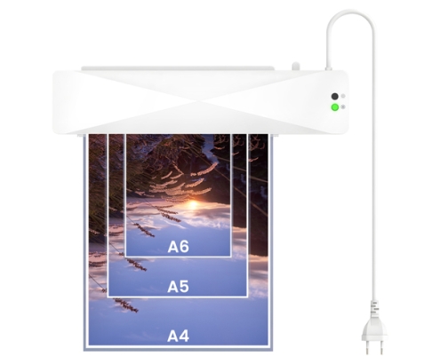 Savio LR-01/W laminador Plastificadora en frío/caliente 320 mm/min Blanco