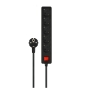 Savio LZ-15 regleta inteligente 5 salidas AC Universal 5 m 0 2500 W Negro