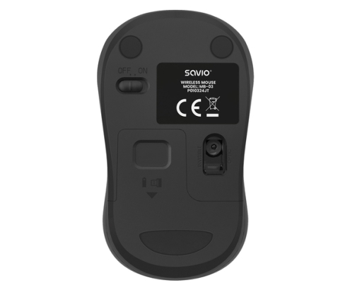 Savio MB-03 ratón Oficina Bluetooth