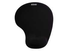 Savio MP-01B mouse pad black Negro