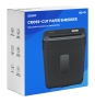 Savio ND-01 triturador de papel Corte cruzado 72 dB Negro