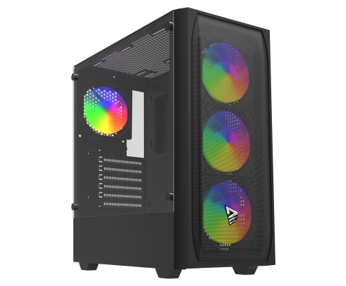 Savio Noctis Flow RGB Cubo Negro