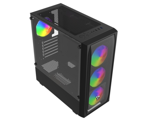 Savio Noctis Flow RGB Cubo Negro
