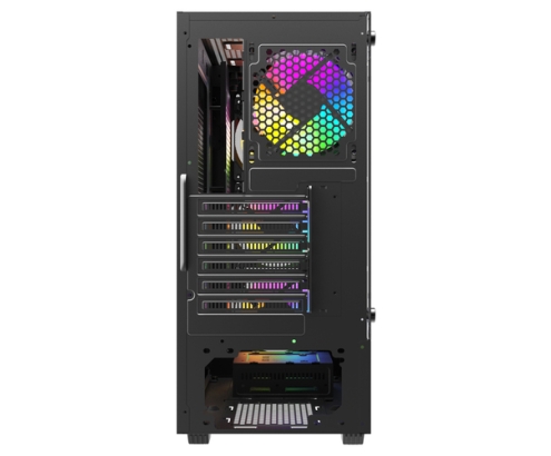 Savio Noctis Flow RGB Cubo Negro