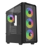 Savio Noctis Glass RGB Cubo Negro