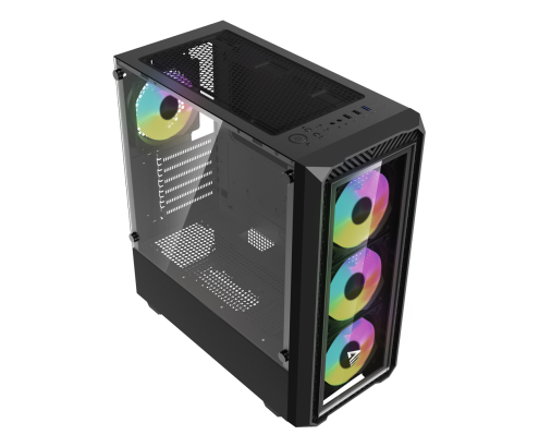 Savio Noctis Glass RGB Cubo Negro