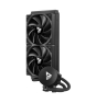 Savio NOX 240 mm Procesador Kit de refrigeración líquida 12 cm Negro 1 pieza(s)