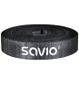 Savio OC-07 organizador de cables Universal Cable binder Negro