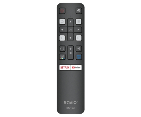 Savio RC-23 mando a distancia IR inalámbrico Universal Botones
