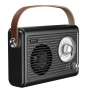 Savio RS-01 radio Portátil Analógica Negro